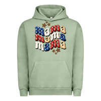Pigment Oil Green American Mama Urban Hoodie - BundleAndBundleShop