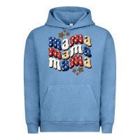 Pigment Pebble Blue American Mama Urban Hoodie - BundleAndBundleShop