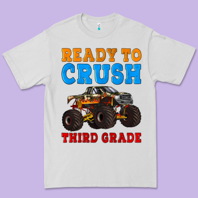 Ready To Crush Third Grade Premium Tee Designed By Artiststas
