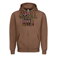 Chestnut small business mini Zipper Hoodie - CowhideDigitalArt