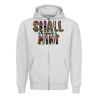 Dove Grey small business mini Zipper Hoodie - CowhideDigitalArt