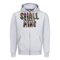Heather Grey small business mini Zipper Hoodie - CowhideDigitalArt