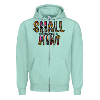 Seafoam small business mini Zipper Hoodie - CowhideDigitalArt