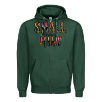 Sports Green small business mini Zipper Hoodie - CowhideDigitalArt