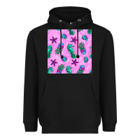Black summer ocean seamless pattern Heavyweight Hoodie - BundleAndBundleShop