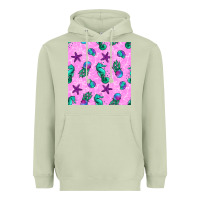 Matcha summer ocean seamless pattern Heavyweight Hoodie - BundleAndBundleShop