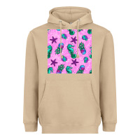 Mushroom summer ocean seamless pattern Heavyweight Hoodie - BundleAndBundleShop