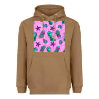 Toasted Coconut summer ocean seamless pattern Heavyweight Hoodie - BundleAndBundleShop