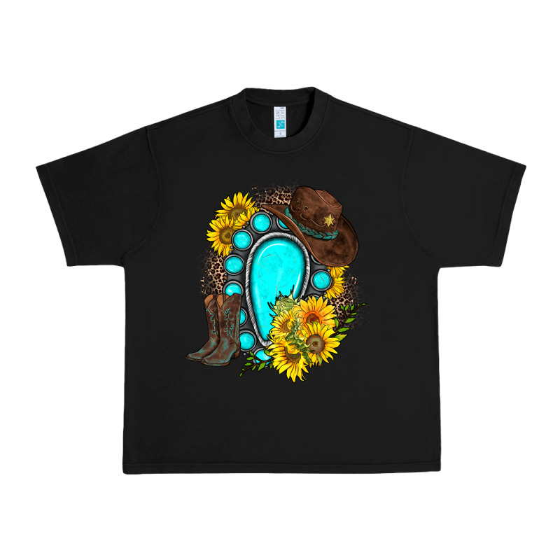 Western Turquoise Gemstone Urban Heavy Tee by Zillion Design Studio | Teevron