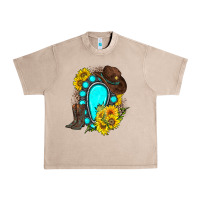 French Oak western turquoise gemstone Urban Heavy Tee - Zillion Design Studio