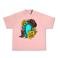 Salmon western turquoise gemstone Urban Heavy Tee - Zillion Design Studio