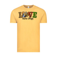 Vintage Mustard Love Came Down Baby Jesus Christmas Vintage Tee - RanaPortraitStore