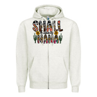 Oatmeal Heather small business nana Zipper Hoodie - CowhideDigitalArt