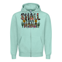 Seafoam small business nana Zipper Hoodie - CowhideDigitalArt