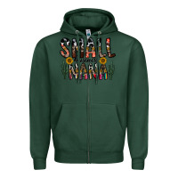 Sports Green small business nana Zipper Hoodie - CowhideDigitalArt