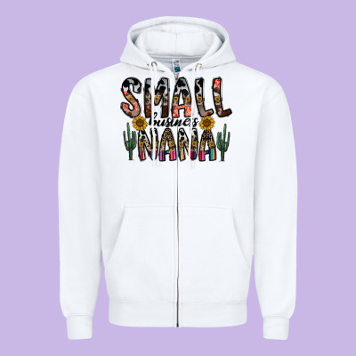 Small Business Nana Zipper Hoodie Designed By Cowhidedigitalart