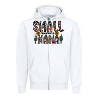 White small business nana Zipper Hoodie - CowhideDigitalArt