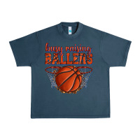Midnight Navy busy raising ballers basketball Urban Heavy Tee - texasbilliewilder