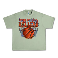 Oil Green busy raising ballers basketball Urban Heavy Tee - texasbilliewilder
