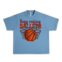 Busy Raising Ballers Basketball Urban Heavy Tee | Teevron