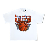 White busy raising ballers basketball Urban Heavy Tee - texasbilliewilder