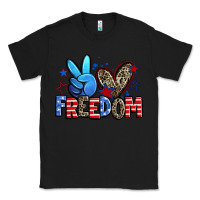 Black peace love freedom Classic Tee - Zillion Design Studio