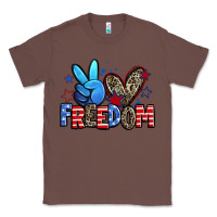 Chestnut peace love freedom Classic Tee - Zillion Design Studio