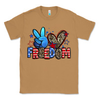 Toasted Coconut peace love freedom Classic Tee - Zillion Design Studio