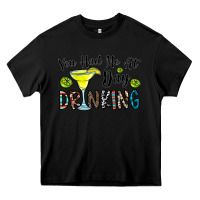 Black you had me at day drinkg Heavy Core Tee - CowhideDigitalArt