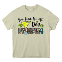 Mossy you had me at day drinkg Heavy Core Tee - CowhideDigitalArt