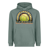 Sage softball rainbow Heavyweight Hoodie - JahusDesignShop