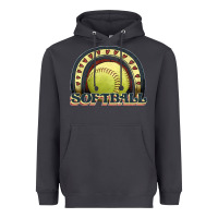 Smoke softball rainbow Heavyweight Hoodie - JahusDesignShop