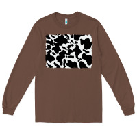 Chestnut distressed cowhide pattern Long Sleeve Tee - RanaPortraitStore