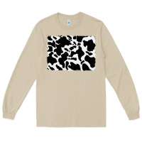 Distressed Cowhide Pattern Long Sleeve Tee | Teevron