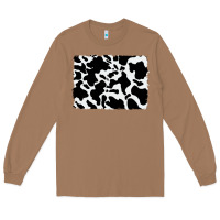 Toasted Coconut distressed cowhide pattern Long Sleeve Tee - RanaPortraitStore