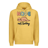 Antique Gold nope not today Premium Hoodie - MaliasSmallBusiness