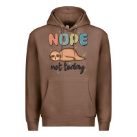 Chestnut nope not today Premium Hoodie - MaliasSmallBusiness