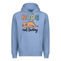 Colony Blue nope not today Premium Hoodie - MaliasSmallBusiness