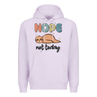 Lilac nope not today Premium Hoodie - MaliasSmallBusiness