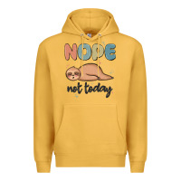 Mustard nope not today Premium Hoodie - MaliasSmallBusiness