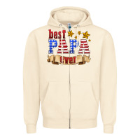 Sandshell best papa ever Zipper Hoodie - HRA Design Shop