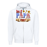 White best papa ever Zipper Hoodie - HRA Design Shop