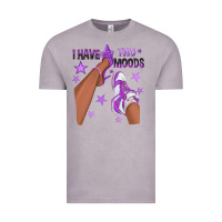 Vintage Zinc Purple I Have Two Moods Afro Girl Sneakers Vintage Tee - texasbilliewilder