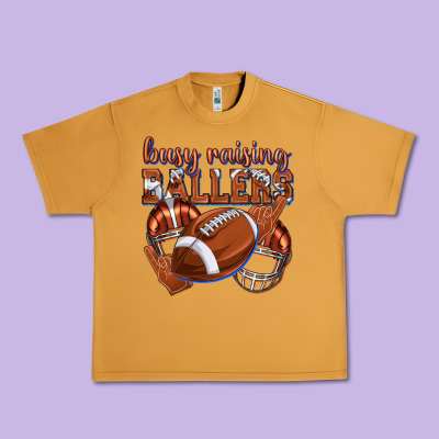 Urban Heavy Tee busy raising ballers football