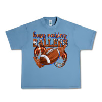 Pebble Blue busy raising ballers football Urban Heavy Tee - texasbilliewilder