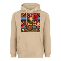 Mushroom mexican gnomes seamless pattern Heavyweight Hoodie - BundleAndBundleShop
