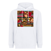 White mexican gnomes seamless pattern Heavyweight Hoodie - BundleAndBundleShop