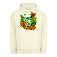 Pigment Pistachio St.Patrick's Good Luck Urban Hoodie - BundleAndBundleShop