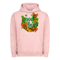 Pigment Salmon St.Patrick's Good Luck Urban Hoodie - BundleAndBundleShop