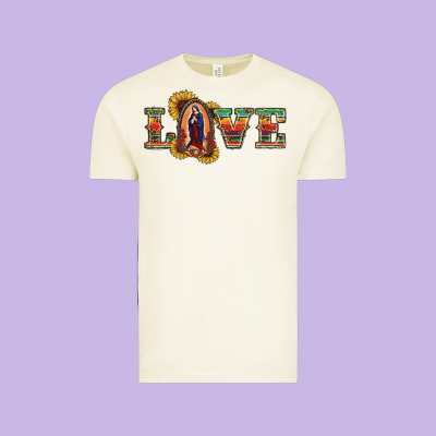 Vintage Tee Love Lady Of Guadalupe